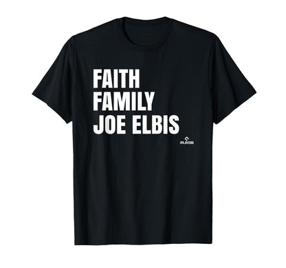 Faith Family Joe Elbis Prospect Baseball T-Shirt - Custom Art Print Unisex - T-Shirt, Sweatshirt, Hoodie