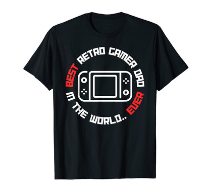 Mens Best Gamer Dad World Ever Gamer T-Shirt - Trendy Graphic Unisex - T-Shirt, Sweatshirt, Hoodie