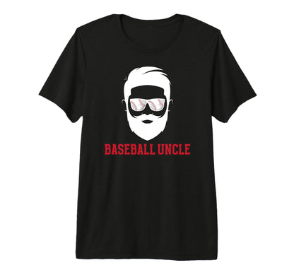 Mens Baseball Uncle Beard Uncle T-Shirt - Novelty Apparel Men Women - T-Shirt, Sweatshirt, Hoodie