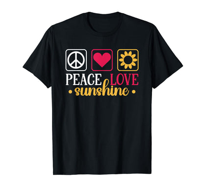 Peace Love Sunshine Her Lover T-Shirt - Casual Everyday Wear for Adults - T-Shirt, Sweatshirt, Hoodie