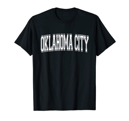Oklahoma City Ok Oklahoma Usa Sports T-Shirt - Custom Art Print for Adults - T-Shirt, Sweatshirt, Hoodie