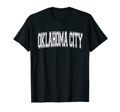 Oklahoma City Ok Oklahoma Usa Sports T-Shirt - Custom Art Print for Adults - T-Shirt, Sweatshirt, Hoodie