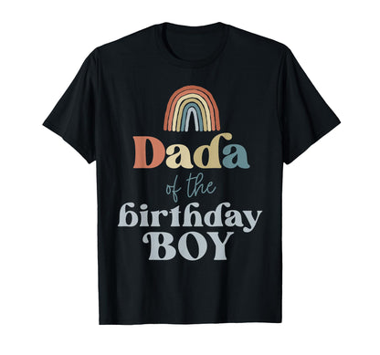 Dada Birthday Boho Rainbow Party T-Shirt - Unique Graphic Men Women - T-Shirt, Sweatshirt, Hoodie