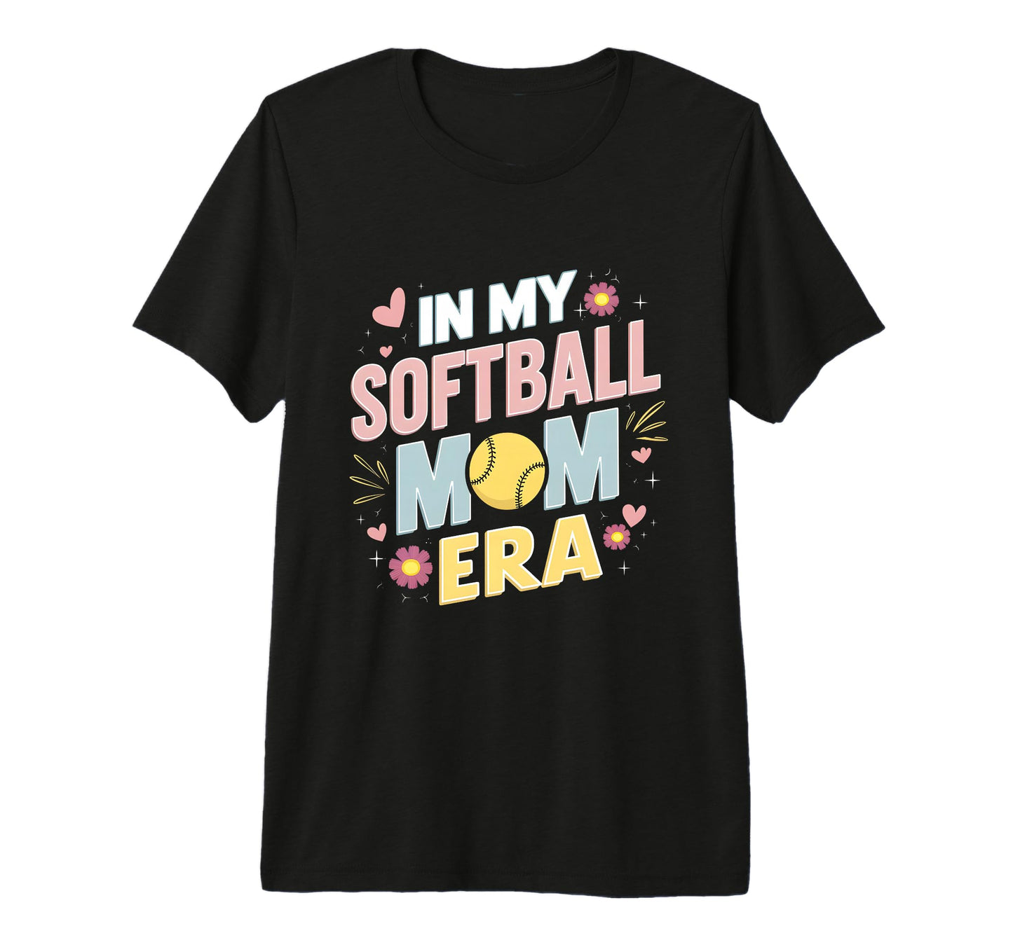 My Softball Mom Era Mom Life Game Day T-Shirt - Trendy Graphic Men Women - T-Shirt, Sweatshirt, Hoodie