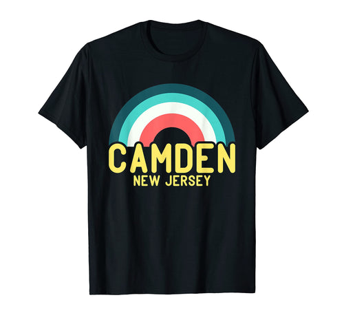 Camden New Jersey Rainbow T-Shirt - Graphic Print for Adults - T-Shirt, Sweatshirt, Hoodie