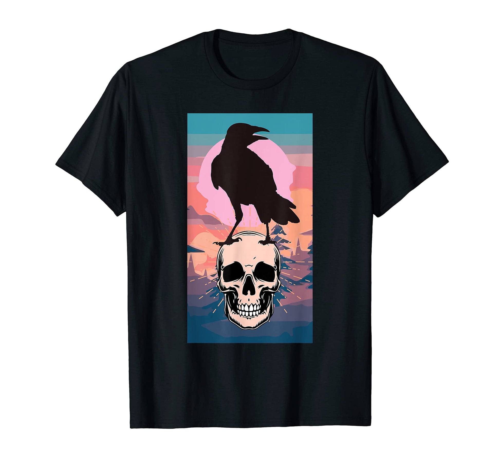 Halloween Aesthetic Art Vaporwave T-Shirt - Minimalist Print Men Women - T-Shirt, Sweatshirt, Hoodie