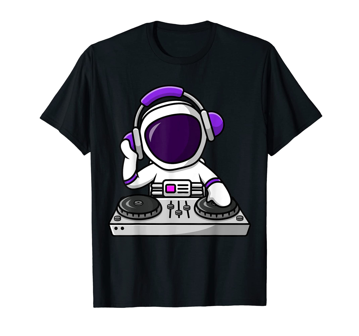 Hip Hop Astronaut Rap Dj Vibes T-Shirt - Fun Novelty Design for Adults - T-Shirt, Sweatshirt, Hoodie