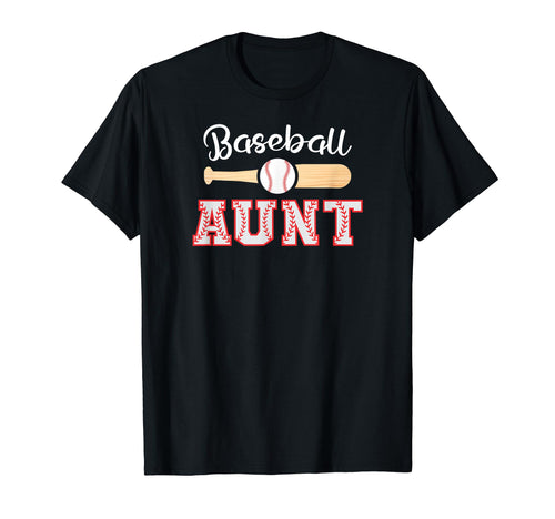 Baseball Aunt Funny Leopard T-Shirt - Fun Novelty Design Men Women - T-Shirt, Sweatshirt, Hoodie