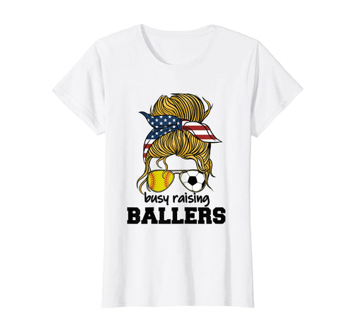Womens Softball And Soccer Mom Busy T-Shirt - Trendy Graphic for Adults - T-Shirt, Sweatshirt, Hoodie