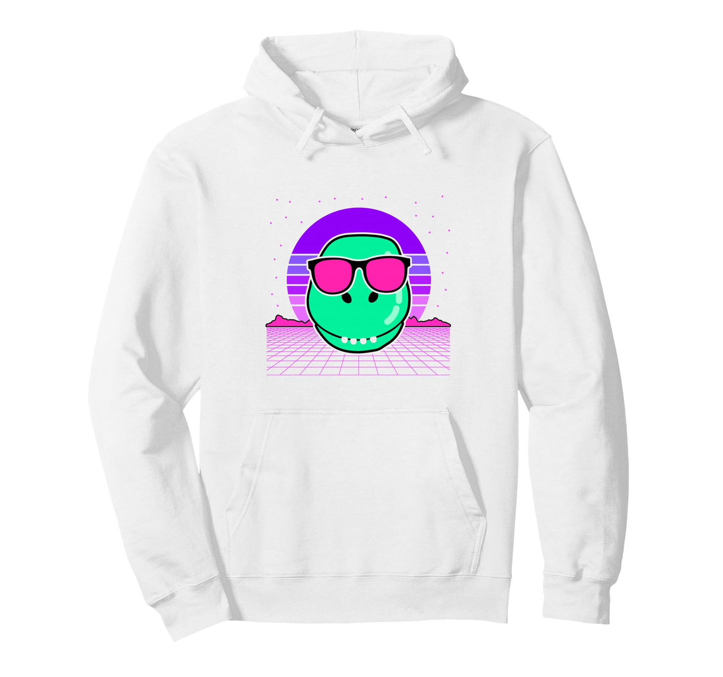 Aesthetic Vaporwave Outfits Dinosaur Dino Hoodie - Streetwear Style Unisex - T-Shirt, Sweatshirt, Hoodie