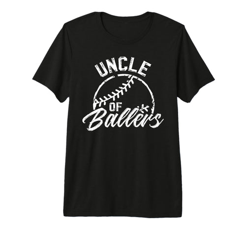 Mens Uncle Ballers Baseball Uncle T-Shirt - Unique Graphic for Adults - T-Shirt, Sweatshirt, Hoodie