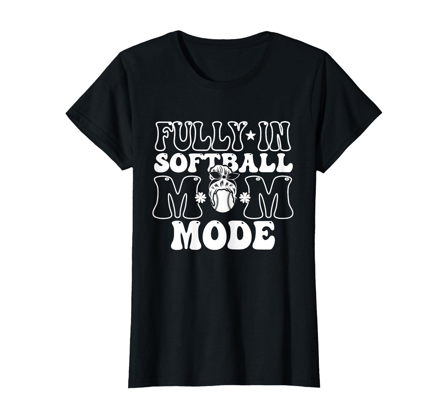 Softball Mom Mothers Day Baseball T-Shirt - Trendy Graphic for Adults - T-Shirt, Sweatshirt, Hoodie