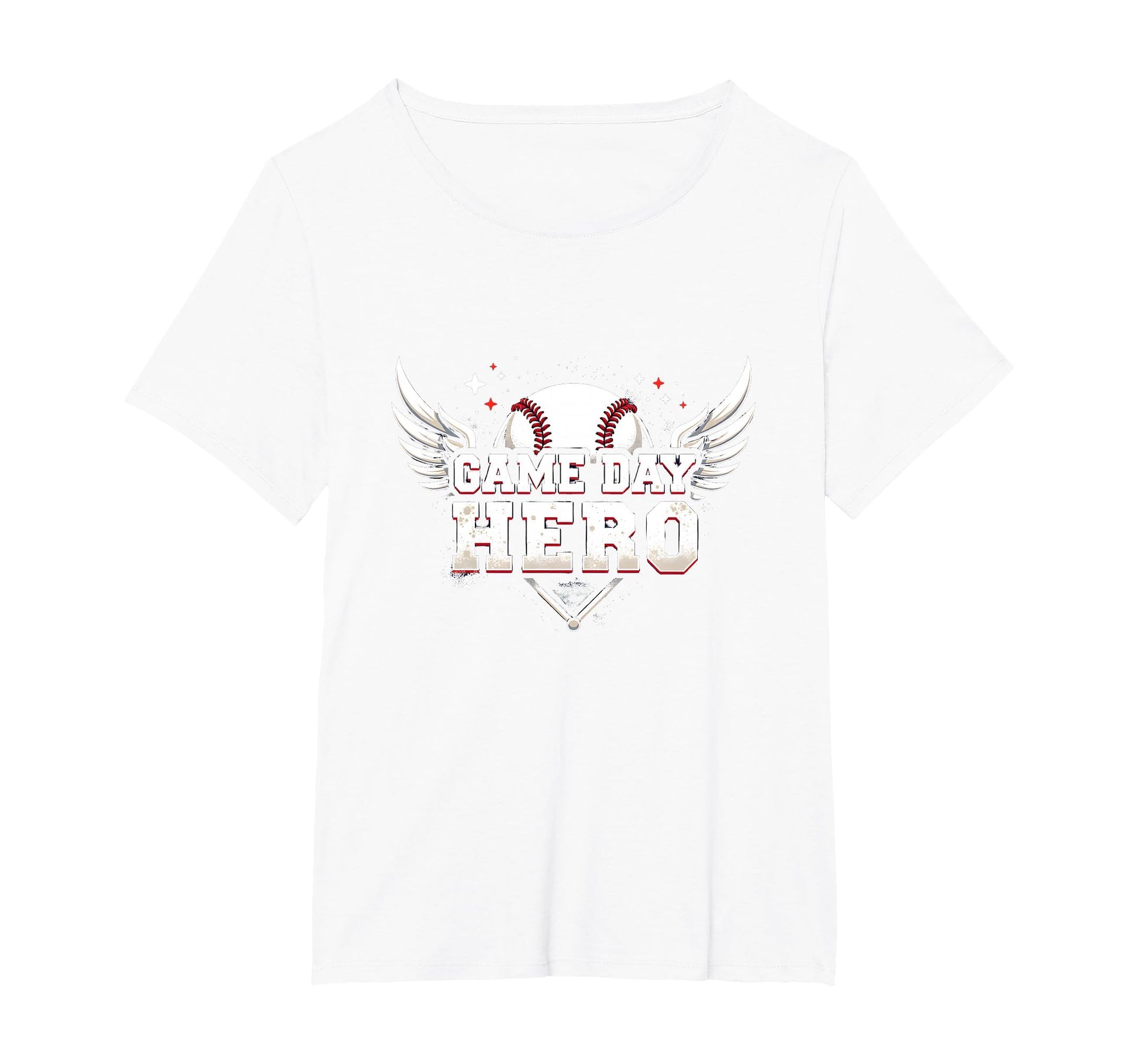 Baseball Dad Game Day Hero Proud T-Shirt - Fun Novelty Design Men Women - T-Shirt, Sweatshirt, Hoodie