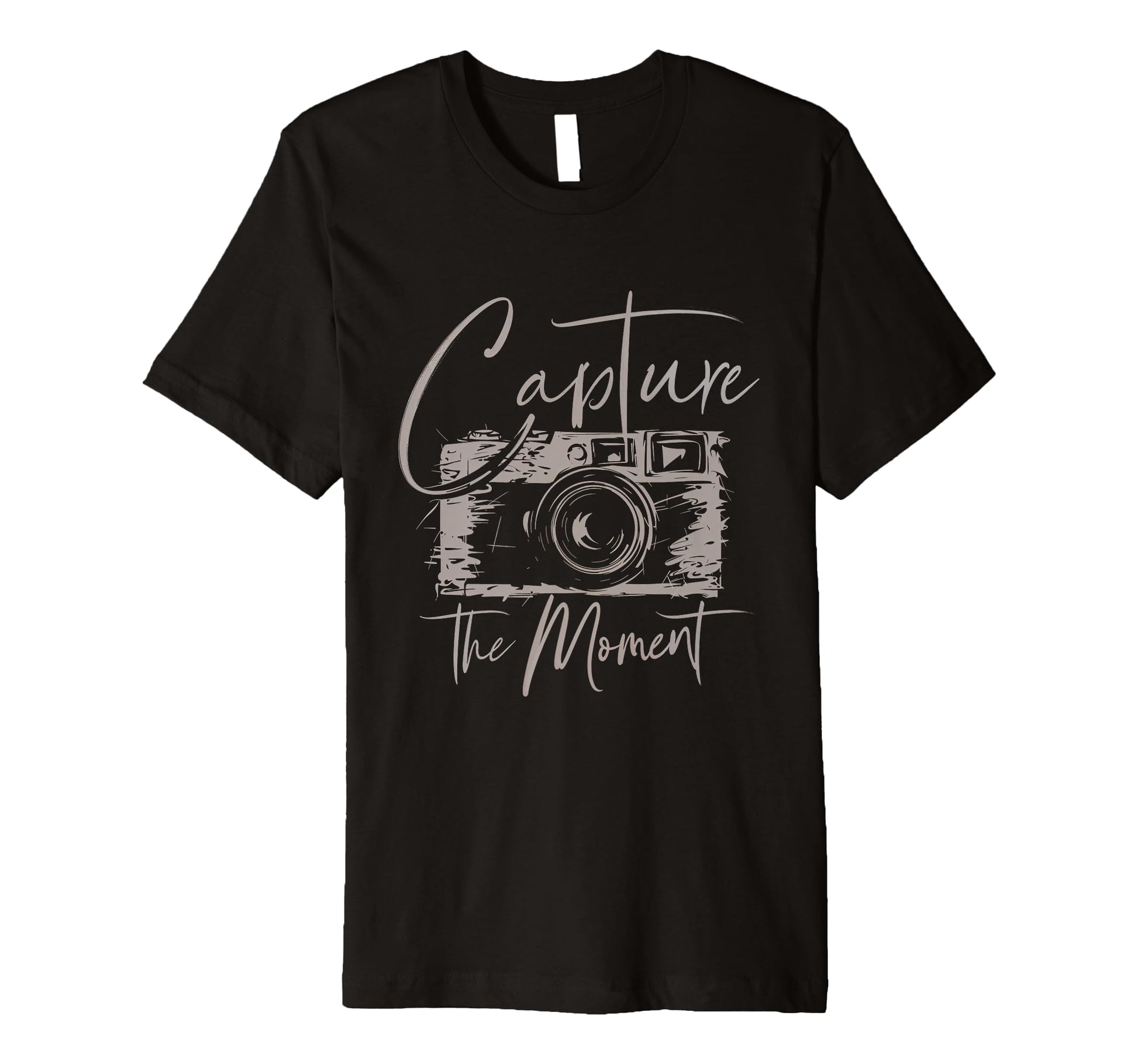 Capture Moment Photography Camera T-Shirt - Trendy Graphic Men Women - T-Shirt, Sweatshirt, Hoodie