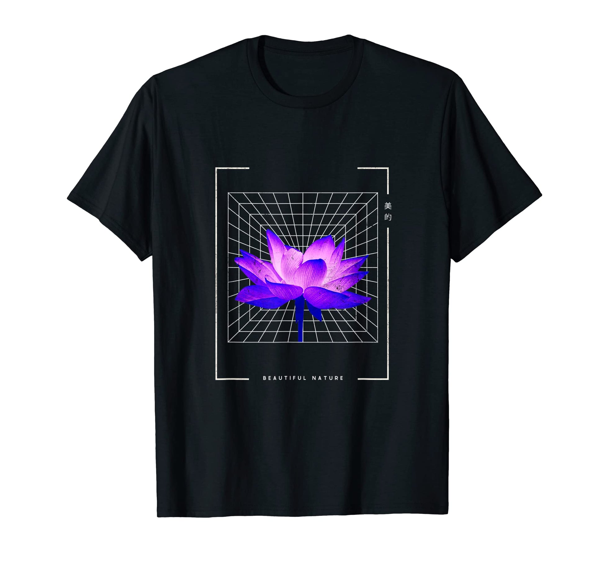 Japanese Aesthetic Vaporwave Nature T-Shirt - Aesthetic Graphic Men Women - T-Shirt, Sweatshirt, Hoodie