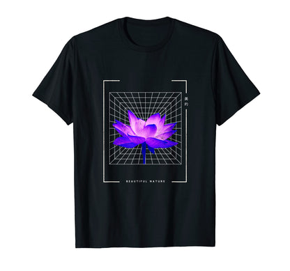 Japanese Aesthetic Vaporwave Nature T-Shirt - Aesthetic Graphic Men Women - T-Shirt, Sweatshirt, Hoodie