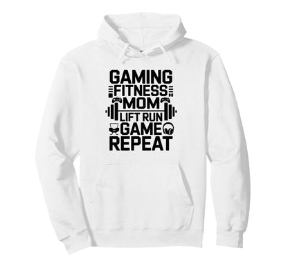 Gaming Fitness Lift Run Game Walk Hoodie - Aesthetic Graphic Men Women - T-Shirt, Sweatshirt, Hoodie