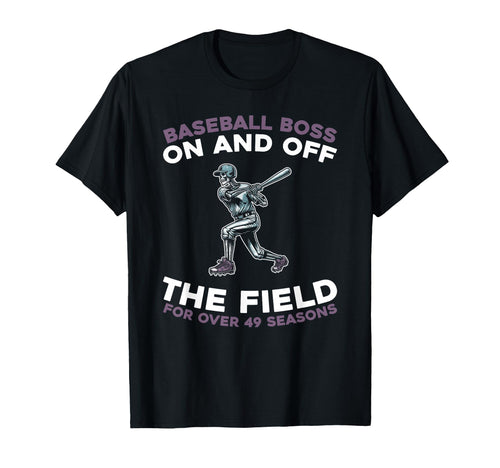 49Th Birthday Team Sport Baseball T-Shirt - Custom Art Print Men Women - T-Shirt, Sweatshirt, Hoodie