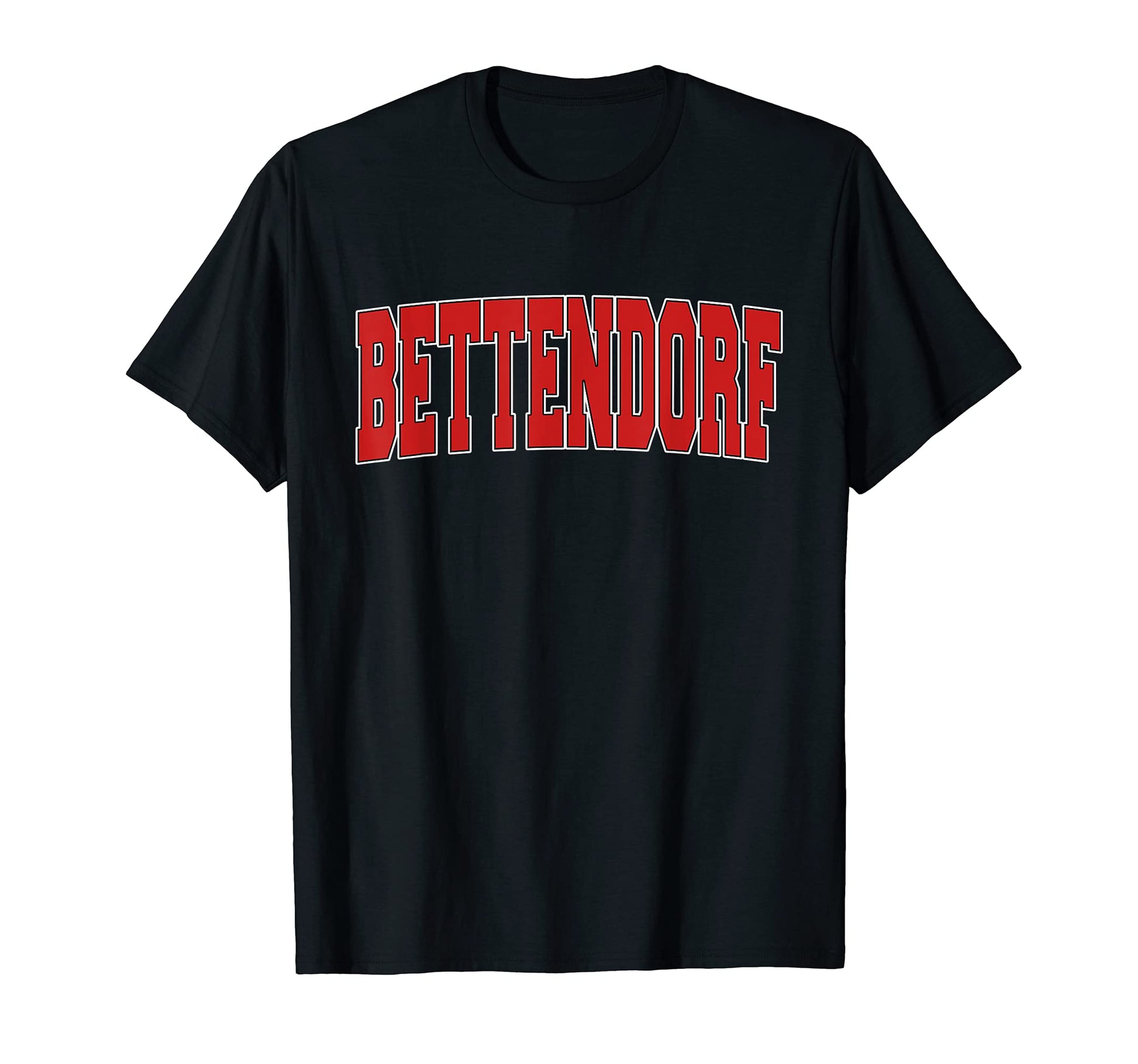 Bettendorf Ia Iowa Varsity Usa Sports T-Shirt - Minimalist Print for Adults - T-Shirt, Sweatshirt, Hoodie
