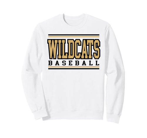 Wildcats Baseball Mom Game Day Gold Sweatshirt - Minimalist Print Unisex - T-Shirt, Sweatshirt, Hoodie
