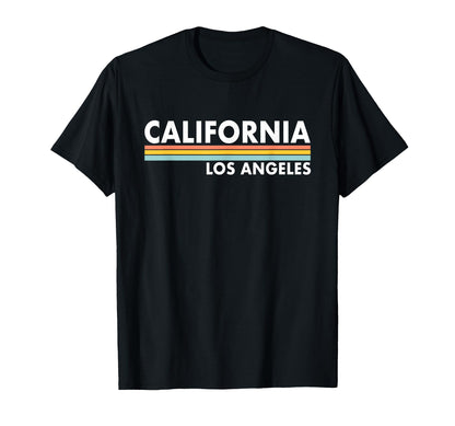 California Los Angeles Stripes T-Shirt - Minimalist Print Unisex - T-Shirt, Sweatshirt, Hoodie