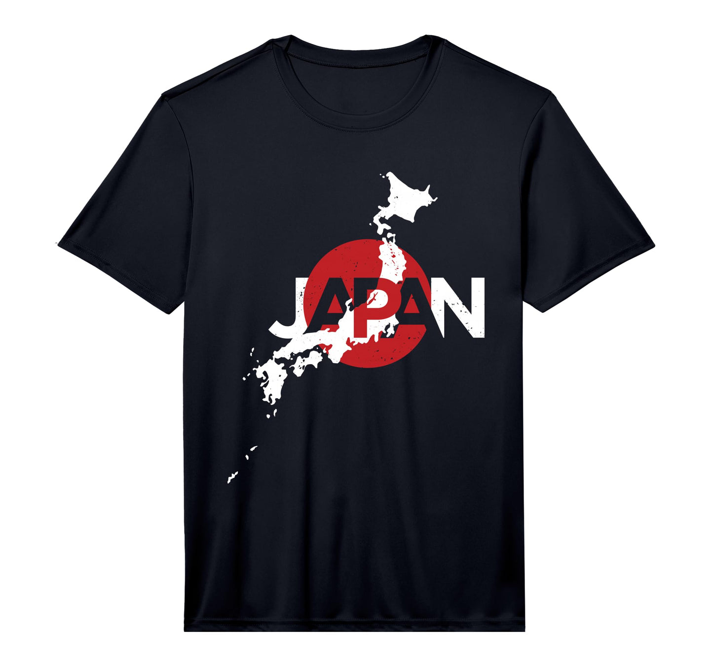 Japanese Map Flag Souvenir T-Shirt - Custom Art Print for Adults - T-Shirt, Sweatshirt, Hoodie