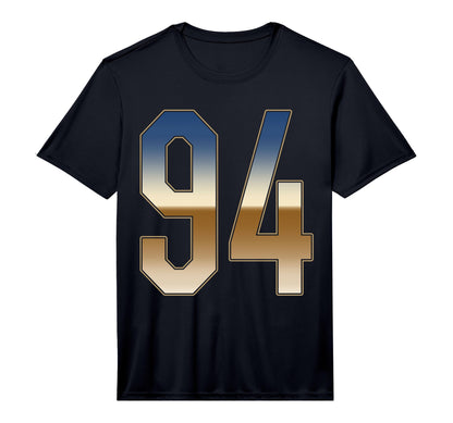94 Outline Number 94 Fan Varsity T-Shirt - Aesthetic Graphic for Adults - T-Shirt, Sweatshirt, Hoodie
