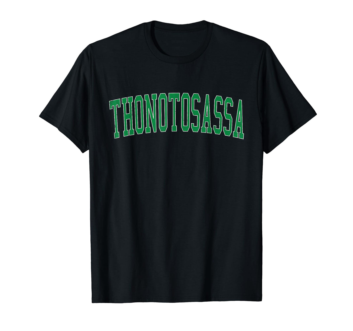 Thonotosassa Fl Distressed Green T-Shirt - Casual Everyday Wear for Adults - T-Shirt, Sweatshirt, Hoodie