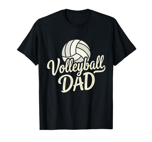 Volleyball Dad Happy Fathers Day Bday T-Shirt - Minimalist Print Men Women - T-Shirt, Sweatshirt, Hoodie