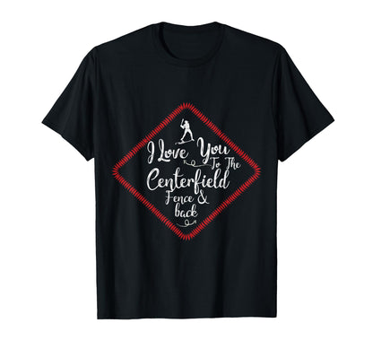 Centerfield Funny Baseball Baseball T-Shirt - Unique Graphic for Adults - T-Shirt, Sweatshirt, Hoodie