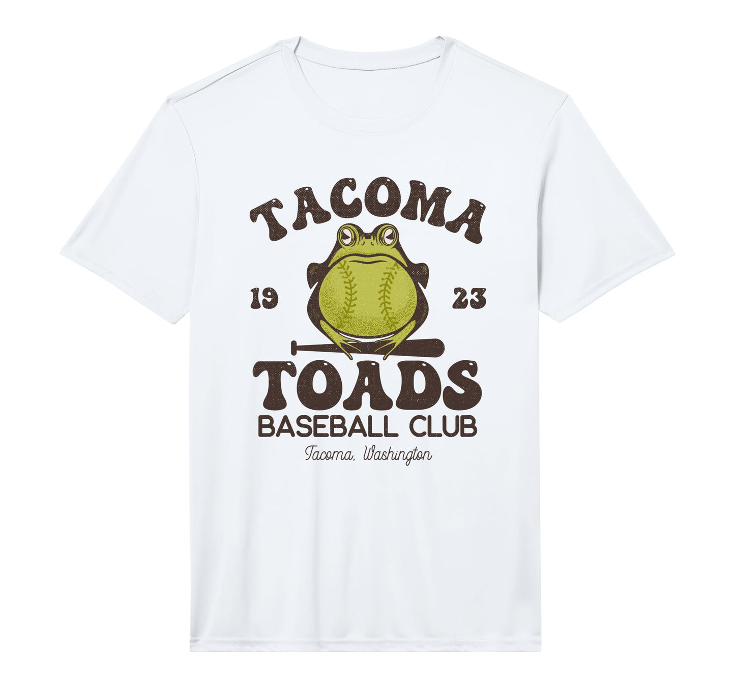 Tacoma Toads Baseball Minor League T-Shirt - Unique Graphic for Adults - T-Shirt, Sweatshirt, Hoodie