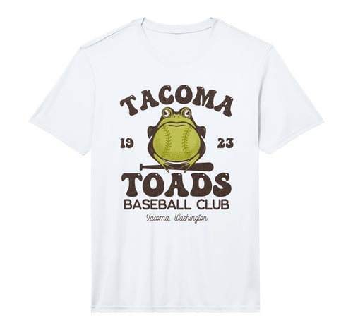 Tacoma Toads Baseball Minor League T-Shirt - Unique Graphic for Adults - T-Shirt, Sweatshirt, Hoodie