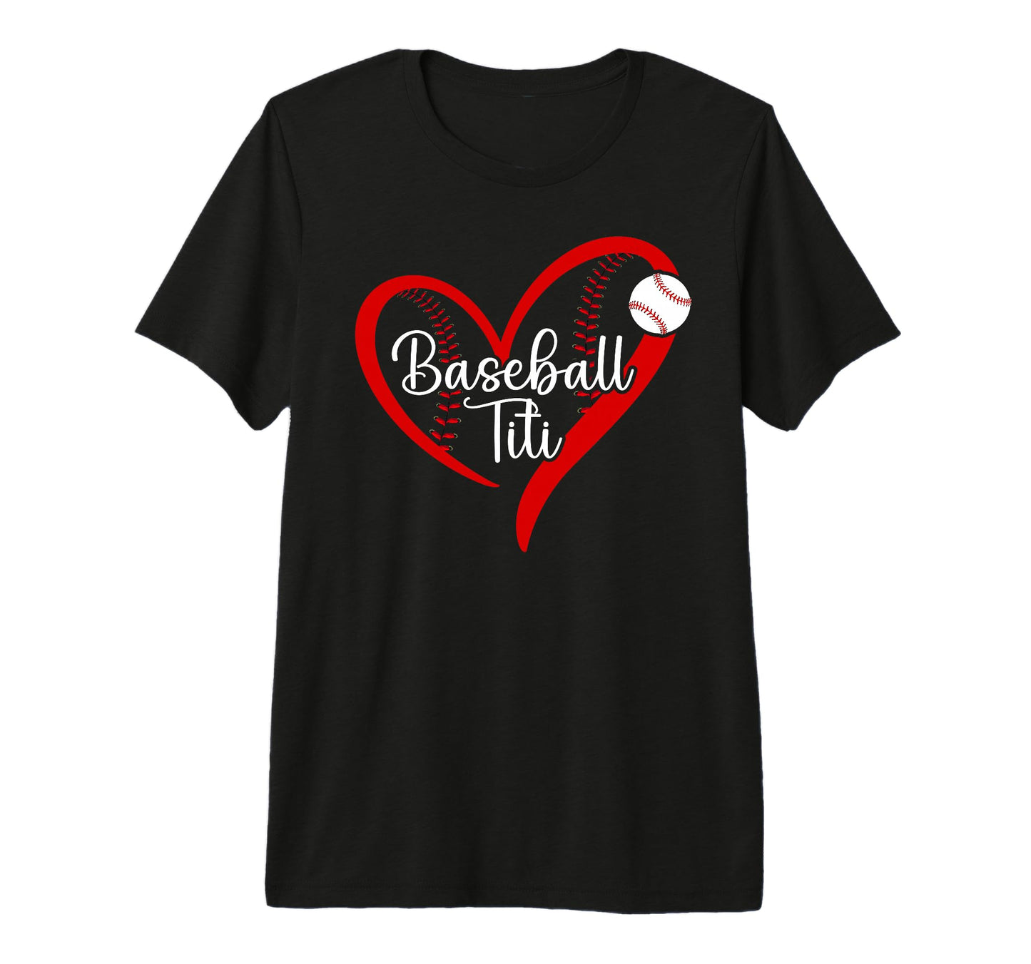 Baseball Titi Heart Titi Baseball T-Shirt - Unique Graphic Men Women - T-Shirt, Sweatshirt, Hoodie