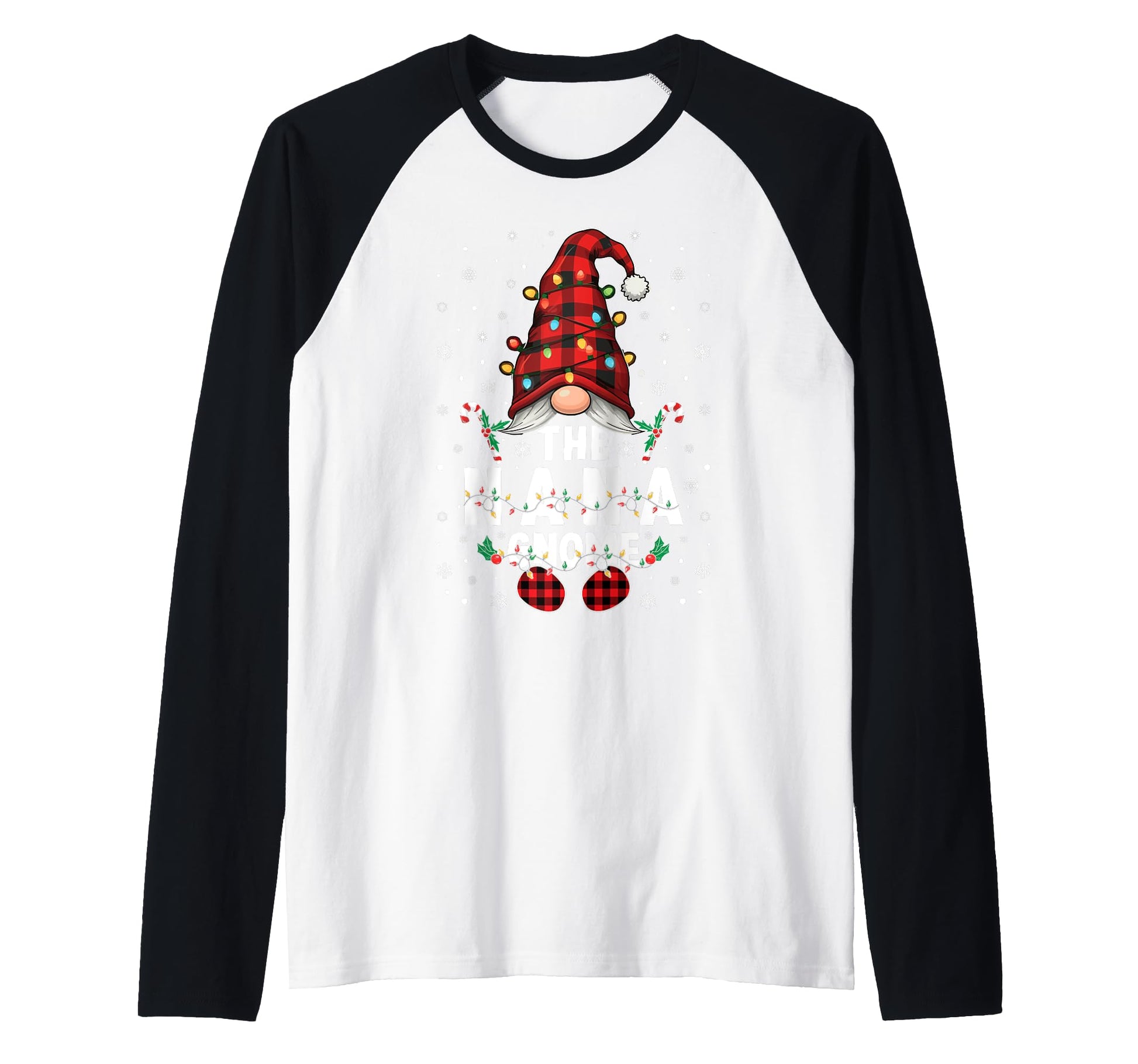 Nana Gnome Gift Holiday Hoodie - Minimalist Print Men Women - T-Shirt, Sweatshirt, Hoodie