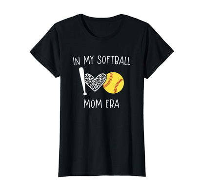 Softball Mom Gift My Softball Mom Era T-Shirt - Trendy Graphic for Adults - T-Shirt, Sweatshirt, Hoodie