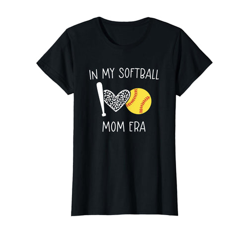 Softball Mom Gift My Softball Mom Era T-Shirt - Trendy Graphic for Adults - T-Shirt, Sweatshirt, Hoodie