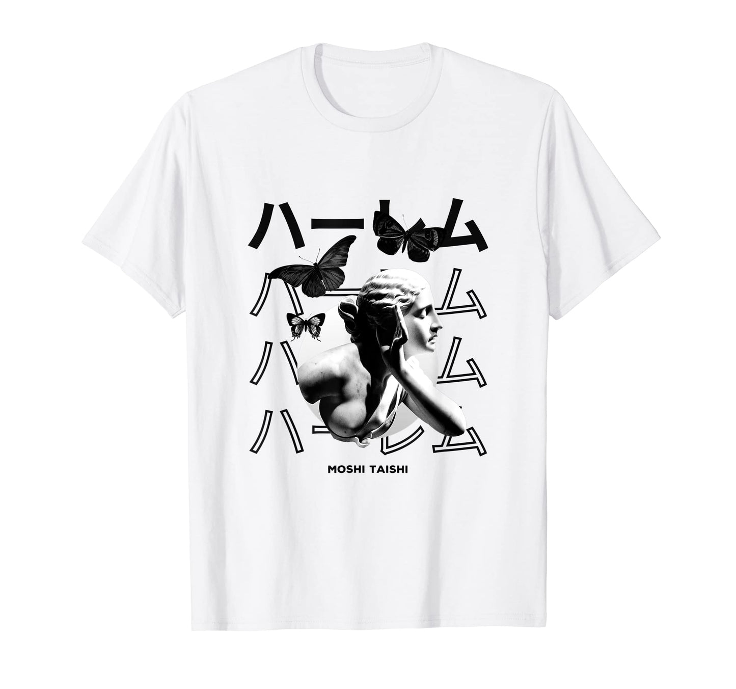 Vaporwave Statue Aesthetic Art Glitch T-Shirt - Unique Graphic Unisex - T-Shirt, Sweatshirt, Hoodie
