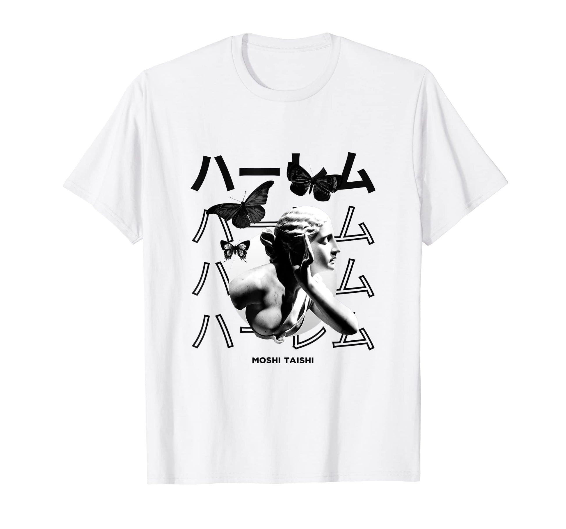 Vaporwave Statue Aesthetic Art Glitch T-Shirt - Unique Graphic Unisex - T-Shirt, Sweatshirt, Hoodie
