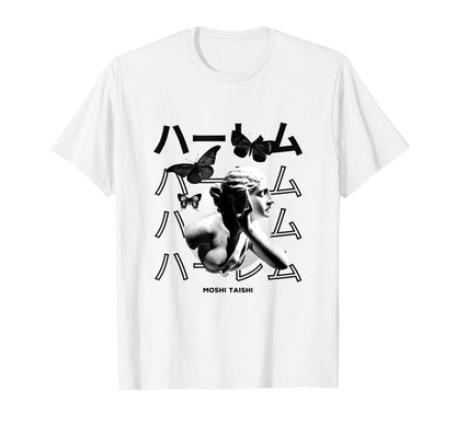 Vaporwave Statue Aesthetic Art Glitch T-Shirt - Unique Graphic Unisex - T-Shirt, Sweatshirt, Hoodie