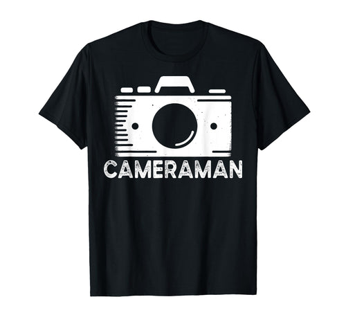 Cameraman Funny Photographer T-Shirt - Fun Novelty Design Unisex - T-Shirt, Sweatshirt, Hoodie