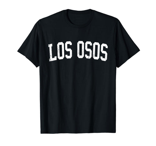 Los Osos Ca Distressed White T-Shirt - Fun Novelty Design for Adults - T-Shirt, Sweatshirt, Hoodie