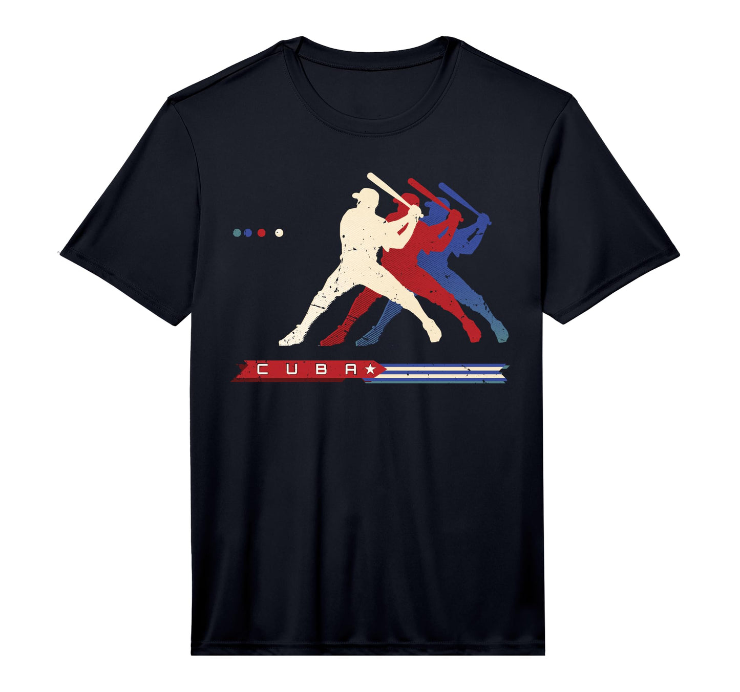 Cuba Baseball Cuban Flag Beisbol Player T-Shirt - Minimalist Print Unisex - T-Shirt, Sweatshirt, Hoodie