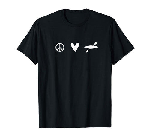 Peace Love Kayak Vsw T-Shirt - Minimalist Print for Adults - T-Shirt, Sweatshirt, Hoodie