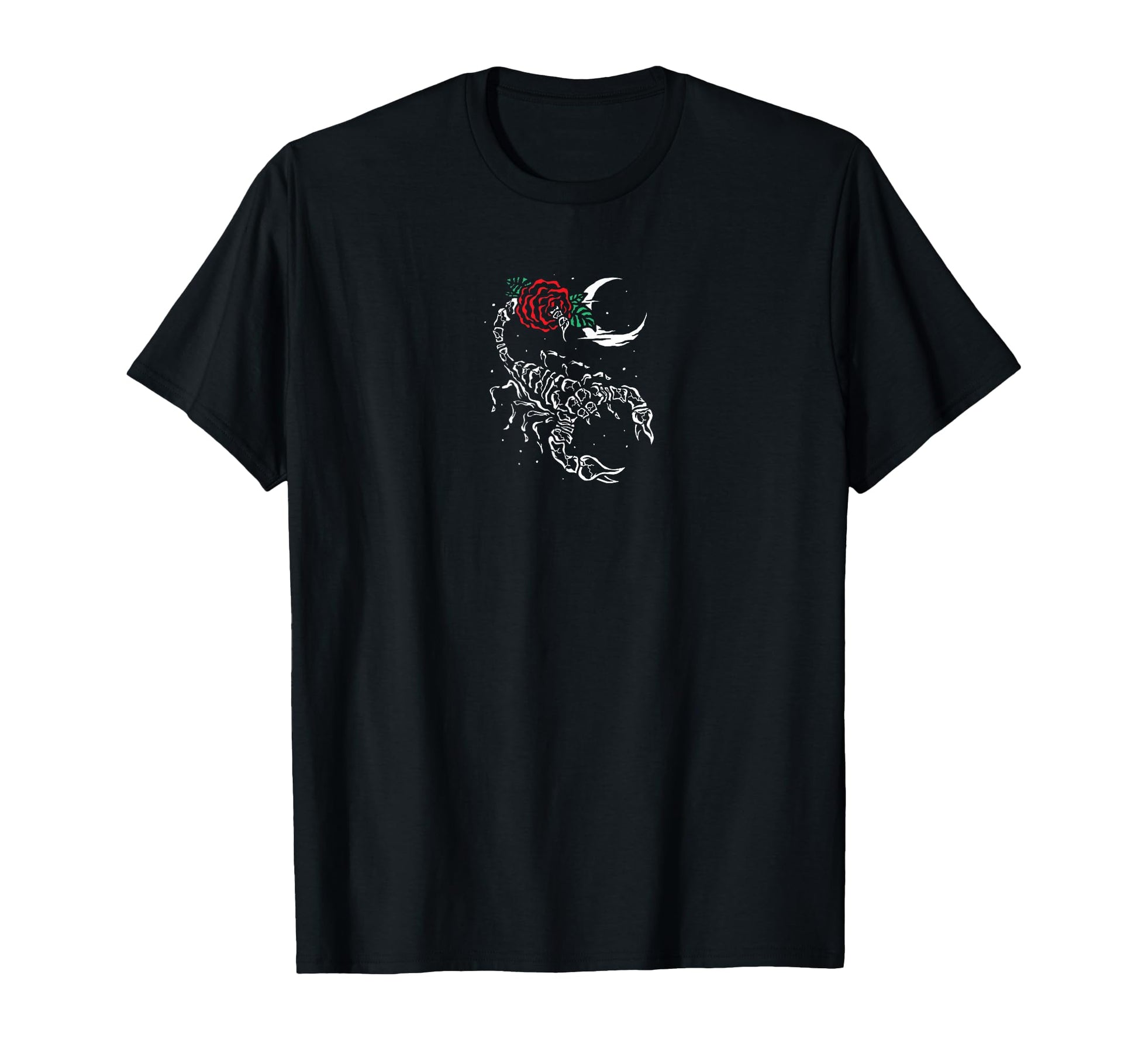 Scorpion Rose Moon Aesthetic Soft T-Shirt - Trendy Graphic Men Women - T-Shirt, Sweatshirt, Hoodie