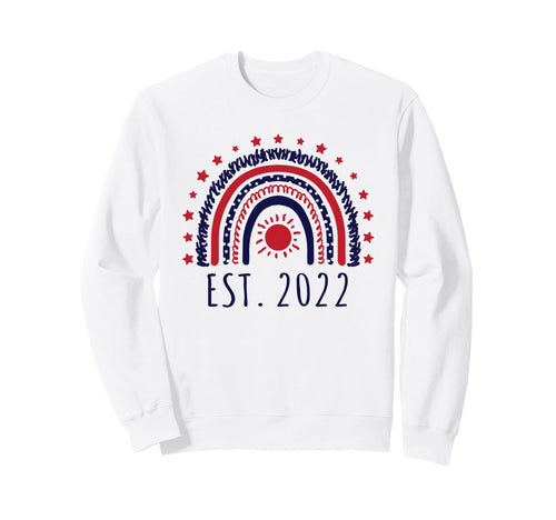 Est 2022 Rainbow Established 2022 Sweatshirt - Graphic Print Men Women - T-Shirt, Sweatshirt, Hoodie