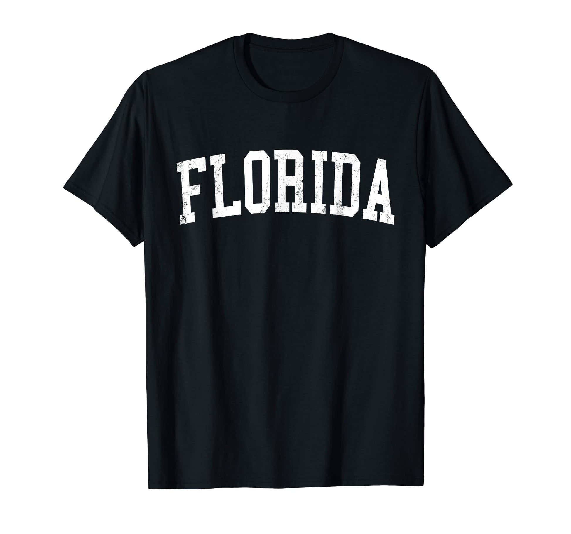 Florida Pr Distressed White Varsity T-Shirt - Trendy Graphic for Adults - T-Shirt, Sweatshirt, Hoodie