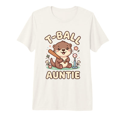 Funny T Ball Auntie Softball T-Shirt - Casual Everyday Wear for Adults - T-Shirt, Sweatshirt, Hoodie