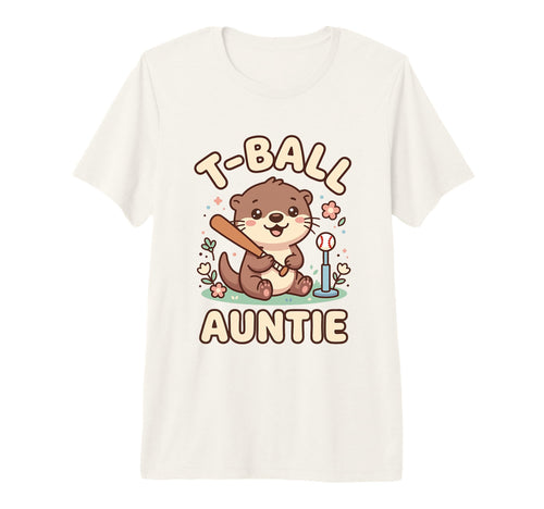 Funny T Ball Auntie Softball T-Shirt - Casual Everyday Wear for Adults - T-Shirt, Sweatshirt, Hoodie