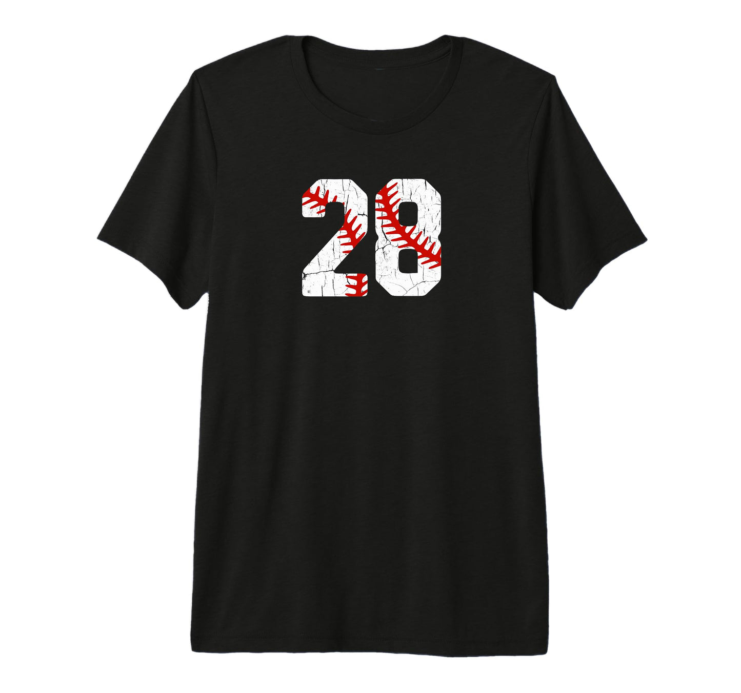 Baseball Player Jersey Number 28 28 T-Shirt - Trendy Graphic Men Women - T-Shirt, Sweatshirt, Hoodie