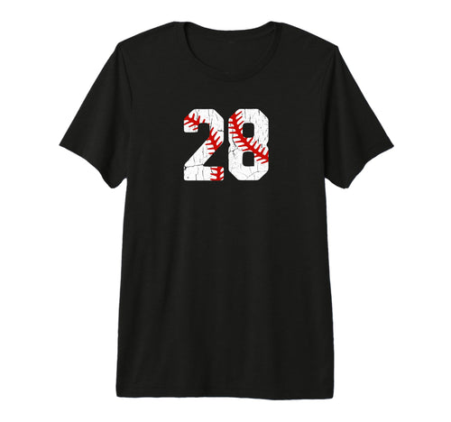 Baseball Player Jersey Number 28 28 T-Shirt - Trendy Graphic Men Women - T-Shirt, Sweatshirt, Hoodie